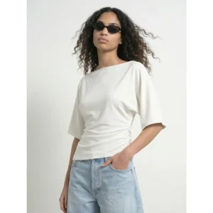 Hypedrop HDyuri SS Draped Top Wit