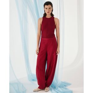 MSCH Copenhagen Graciela Ballon Pants Rhubarb Rood