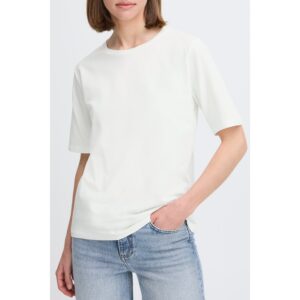 B.young BYPamila Half SL T-Shirt Wit