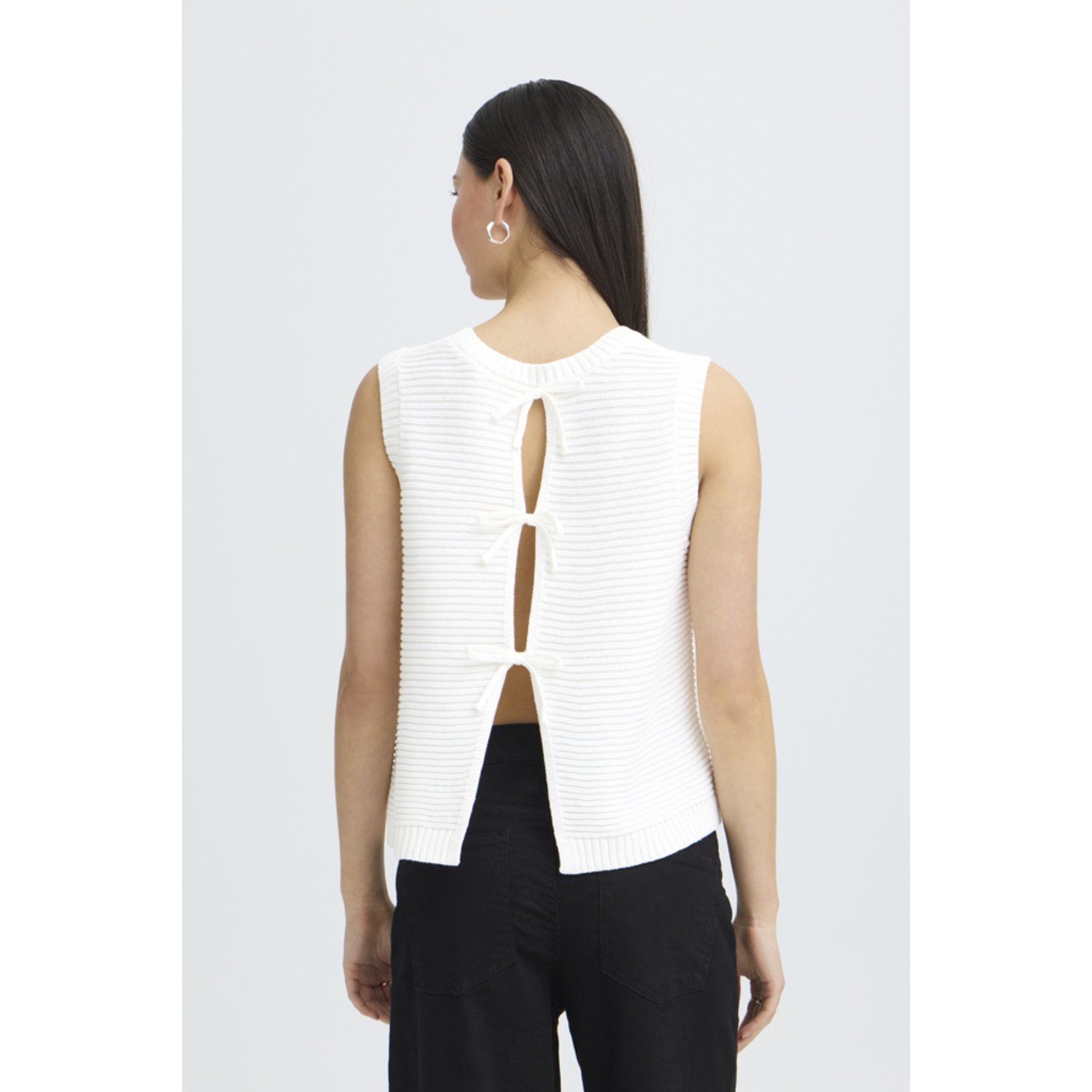 ICHI IHDotties WA Bow Top Wit - Afbeelding 5