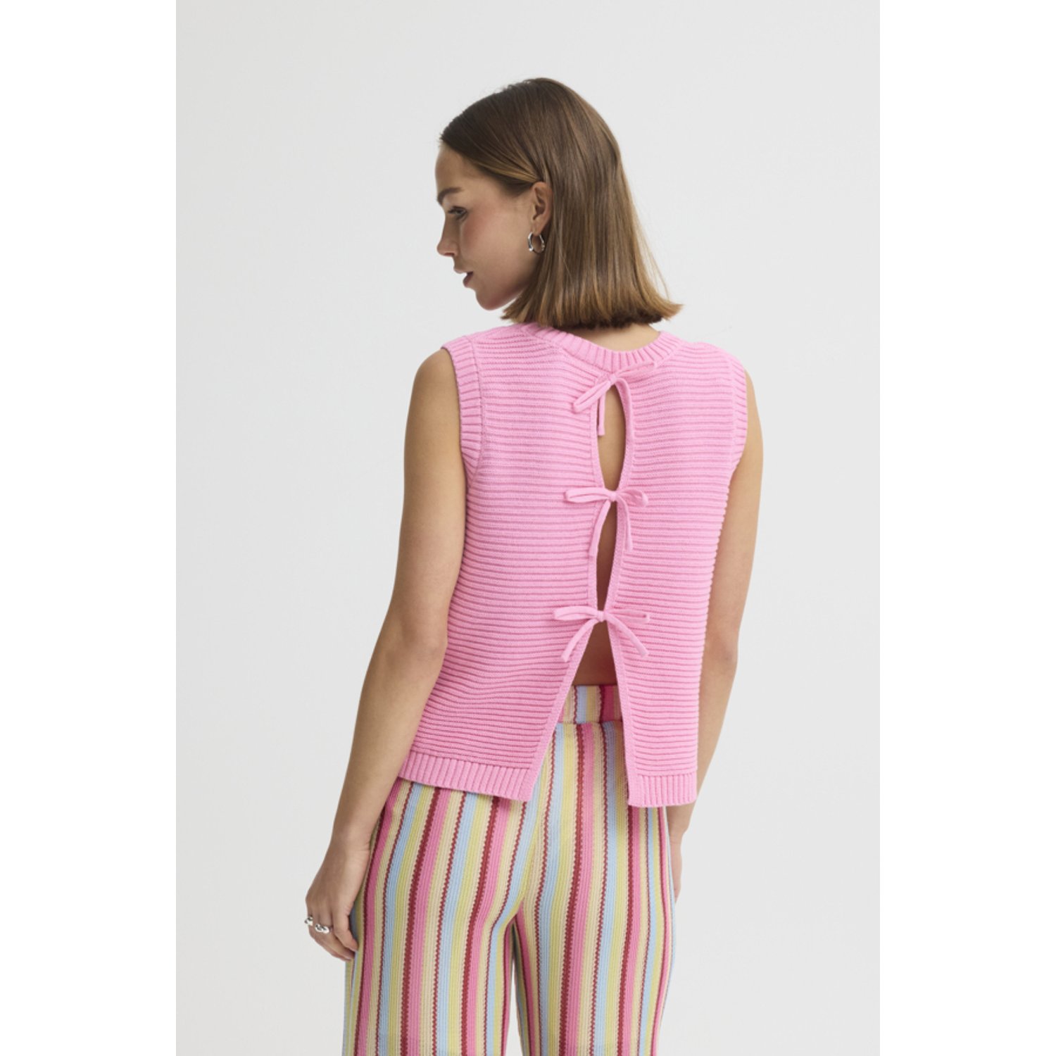 ICHI IHDotties WA Bow Top Roze - Afbeelding 3