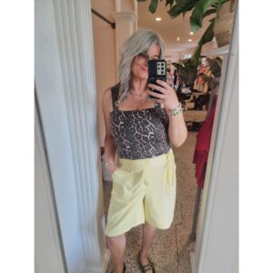 ICHI IHKate Trend Shorts Geel
