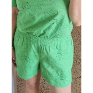 Fluresk Marly Borderie Shorts Groen