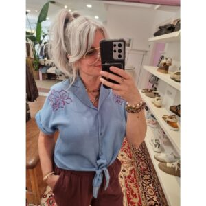 Fluresk Evy Blouse Blauw