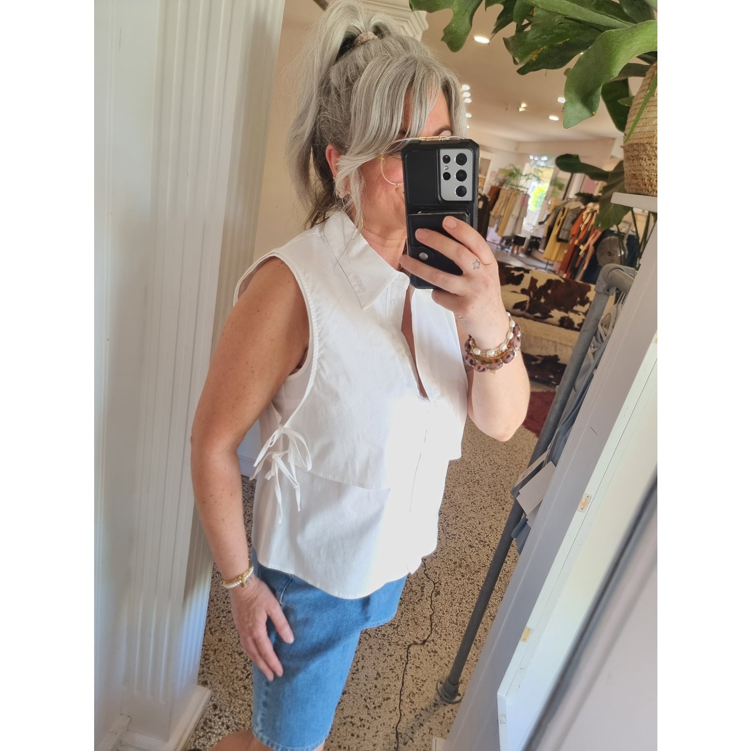 Fluresk Katy Blouse Wit - Afbeelding 6