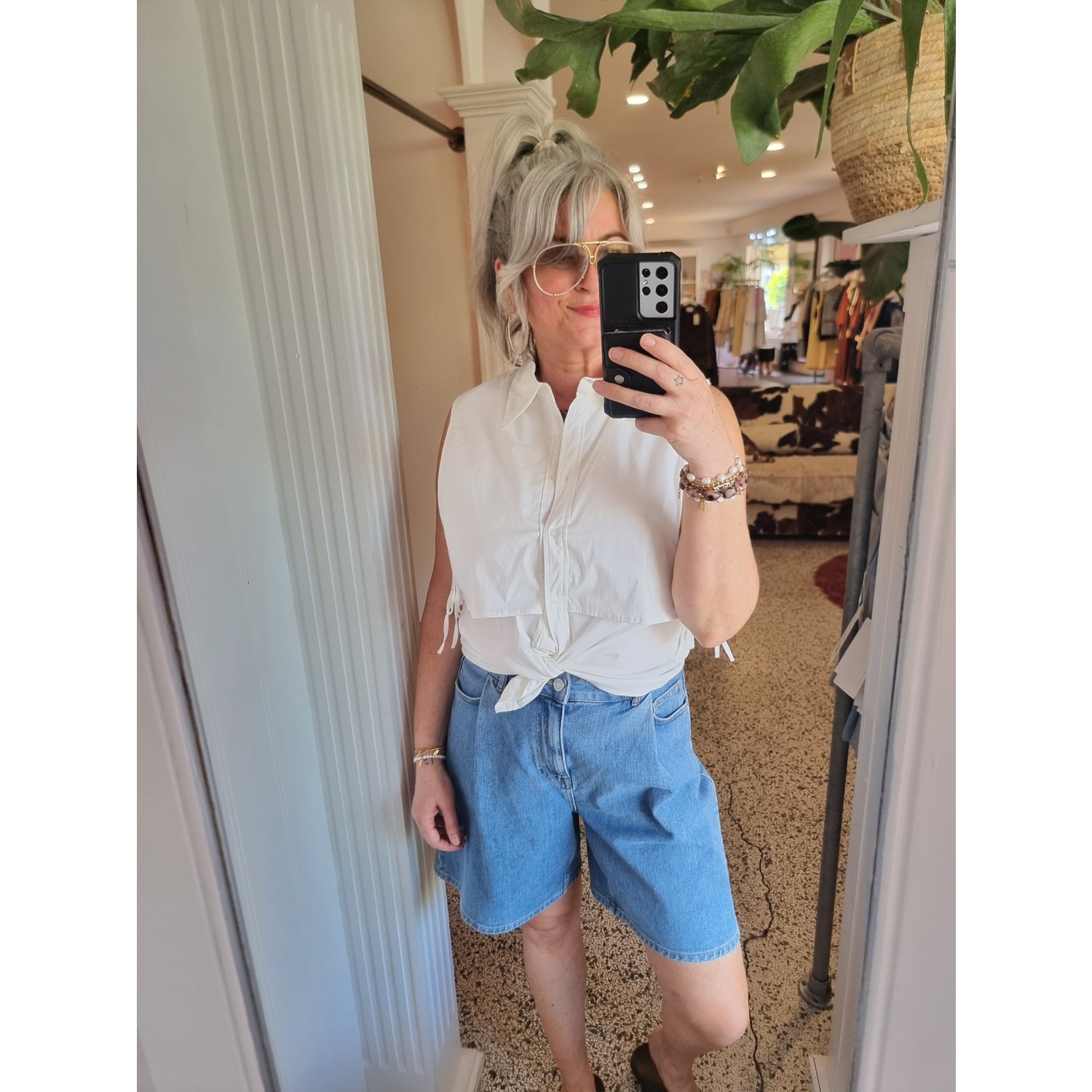 Fluresk Katy Blouse Wit - Afbeelding 7
