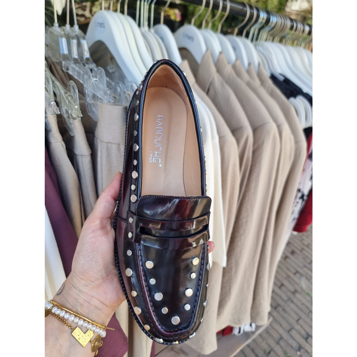 Babouche G-Elbie Loafer Bordeaux Rood - Afbeelding 2