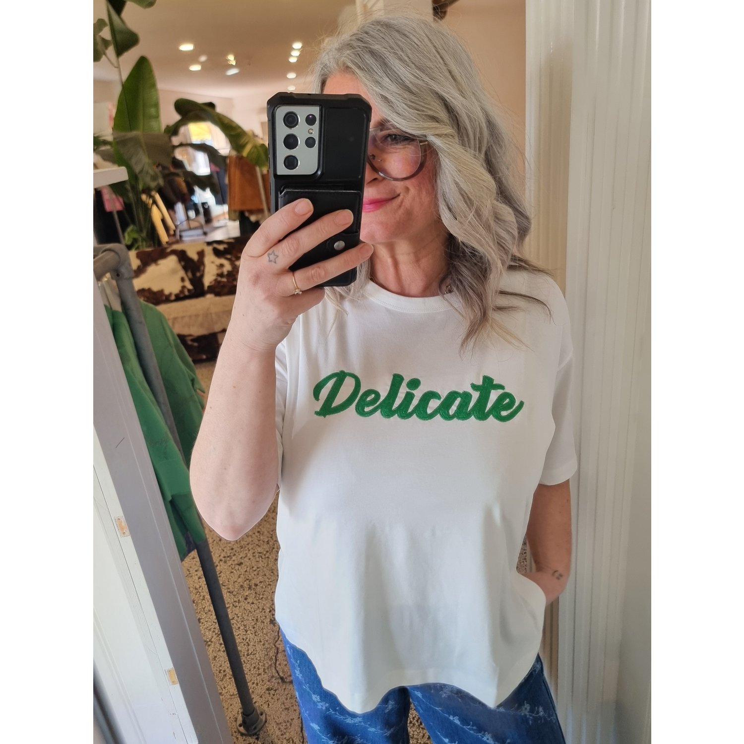 B.young BYPandinna Delicate T-shirt Wit