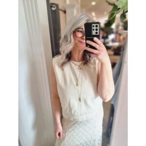ICHI IHOlia Denim Top Roomwit