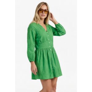 Fluresk Lexie Broderie Jurk Groen