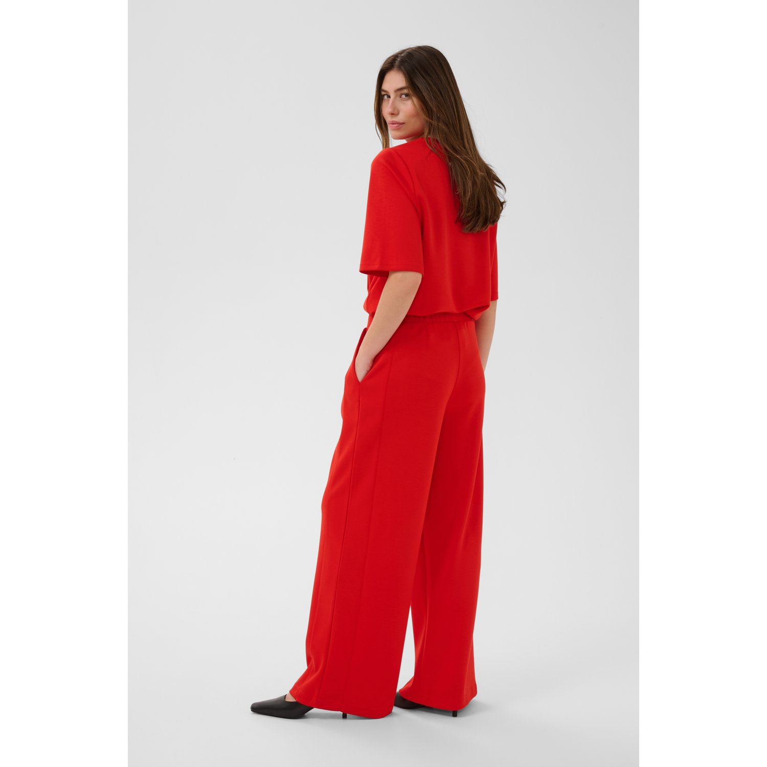 Culture CUhara Chabrina T-shirt Rood - Afbeelding 3