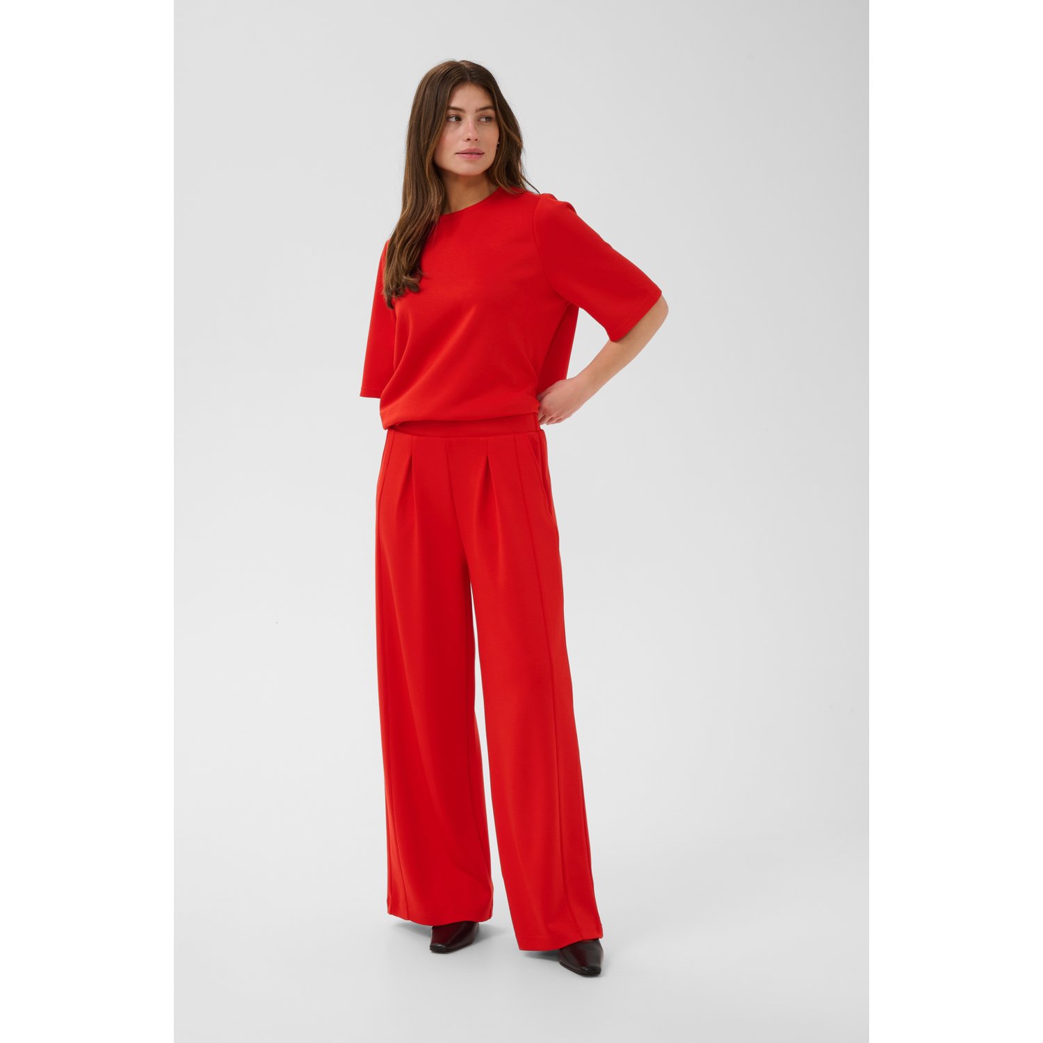 Culture CUhara Chabrina T-shirt Rood - Afbeelding 4