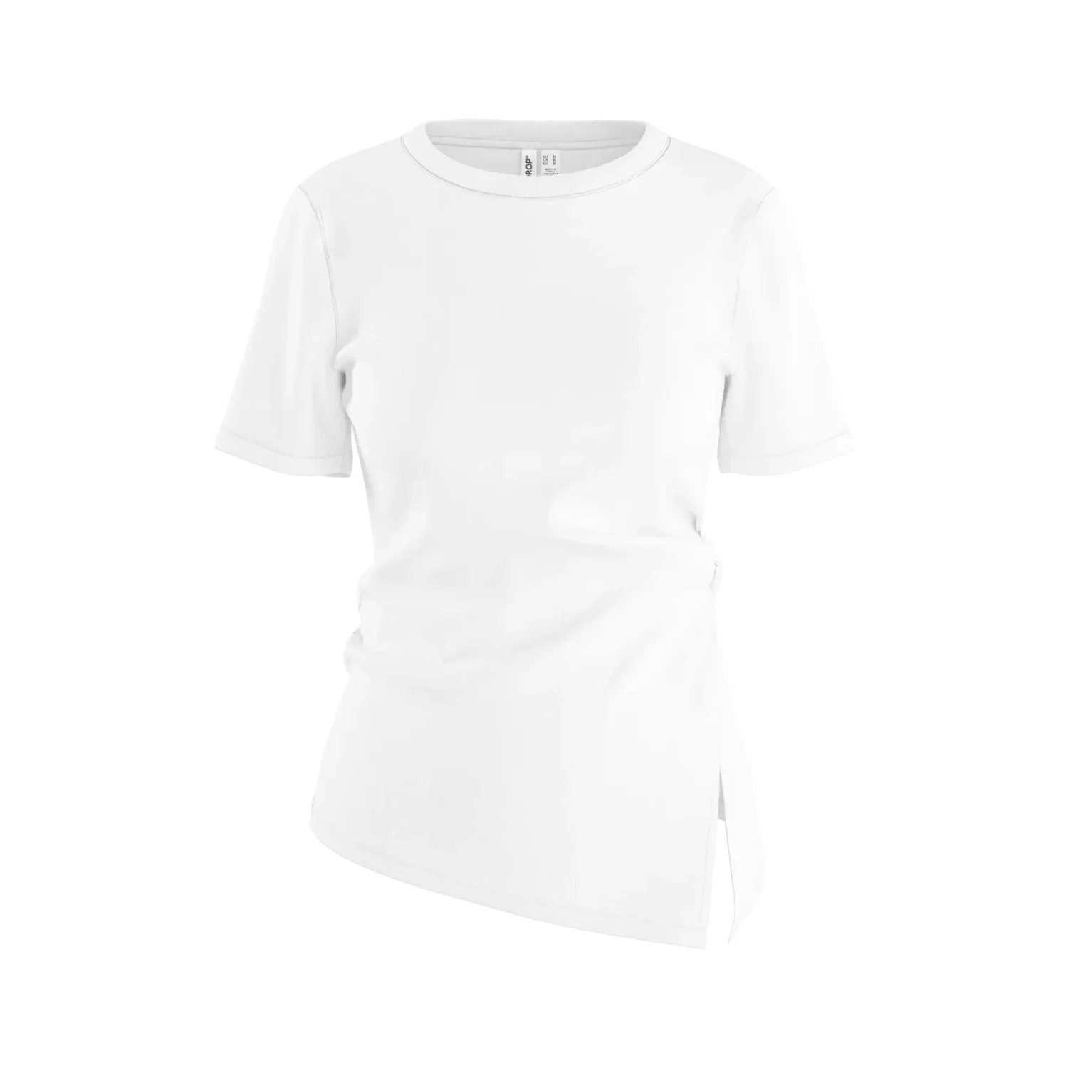 Hypedrop Hdriva SS Draped Top Wit - Afbeelding 4
