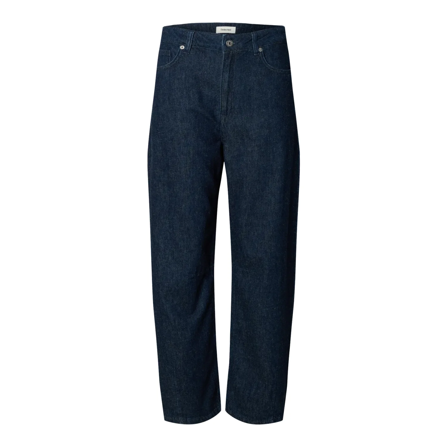 Selected SLFLoose Barrel Hanny MS Jeans Donker Blauw
