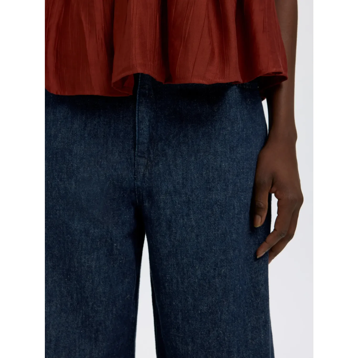 Selected SLFLoose Barrel Hanny MS Jeans Donker Blauw - Afbeelding 5