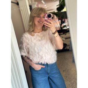 Selected Women SLFMyline Rafel Top Licht Roze