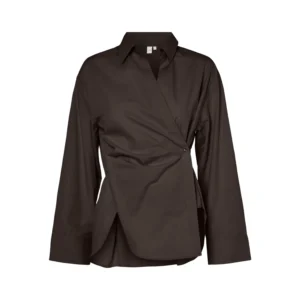 YAS Aremia LS Shirt Blouse Bruin
