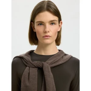 Selected SLWManja LS O-Neck Top Bruin