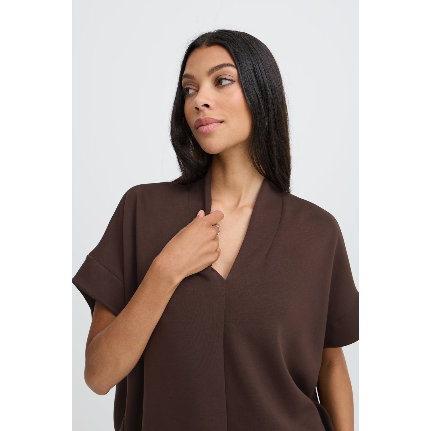 B.young BYPusti V-Neck Vest Java - Afbeelding 2