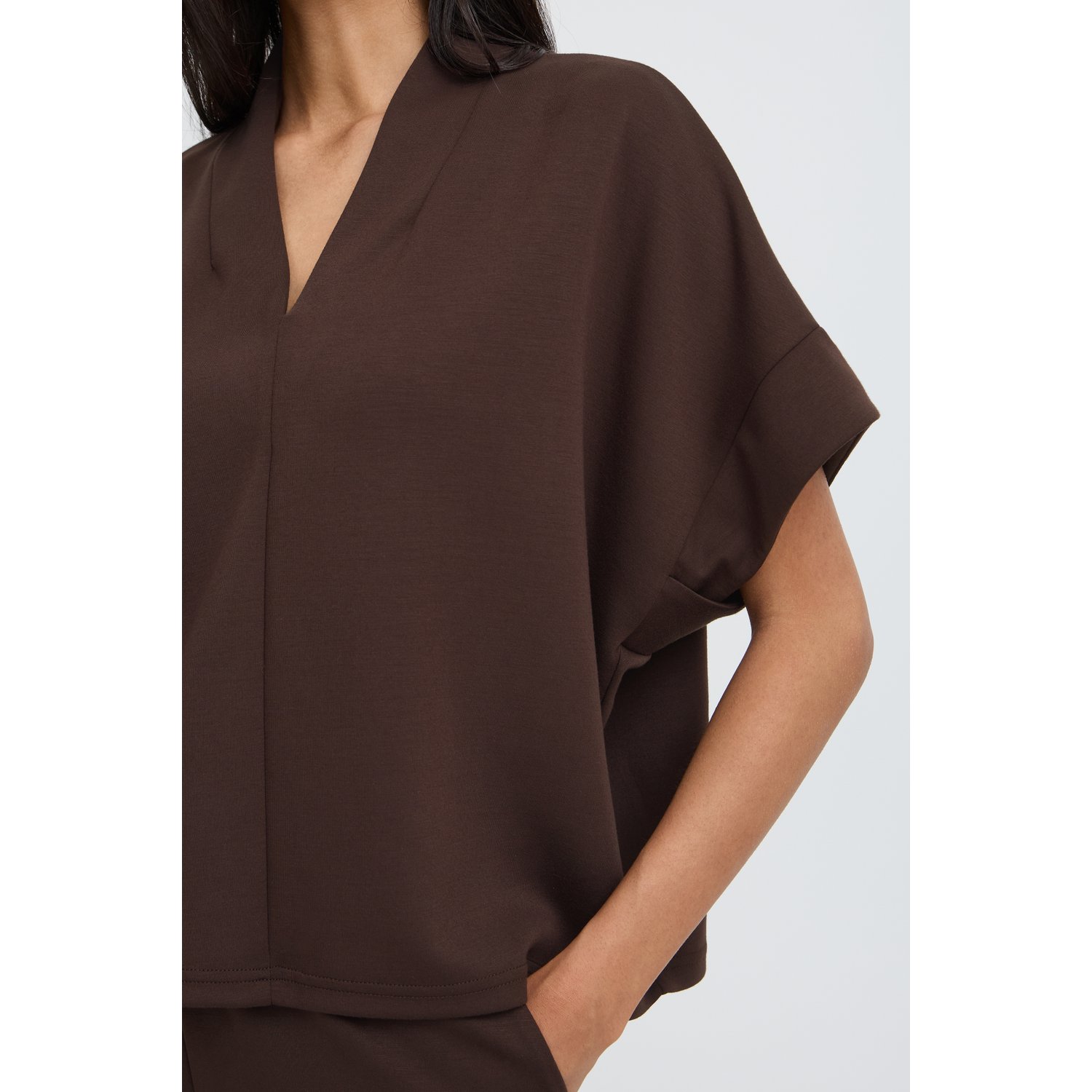 B.young BYPusti V-Neck Vest Java - Afbeelding 3