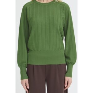 B.young BYMmorla Pointelle Jumper Artichoke Green