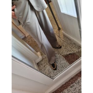 Culture CUAllegra Pinstripe Pantalon Zand Beige