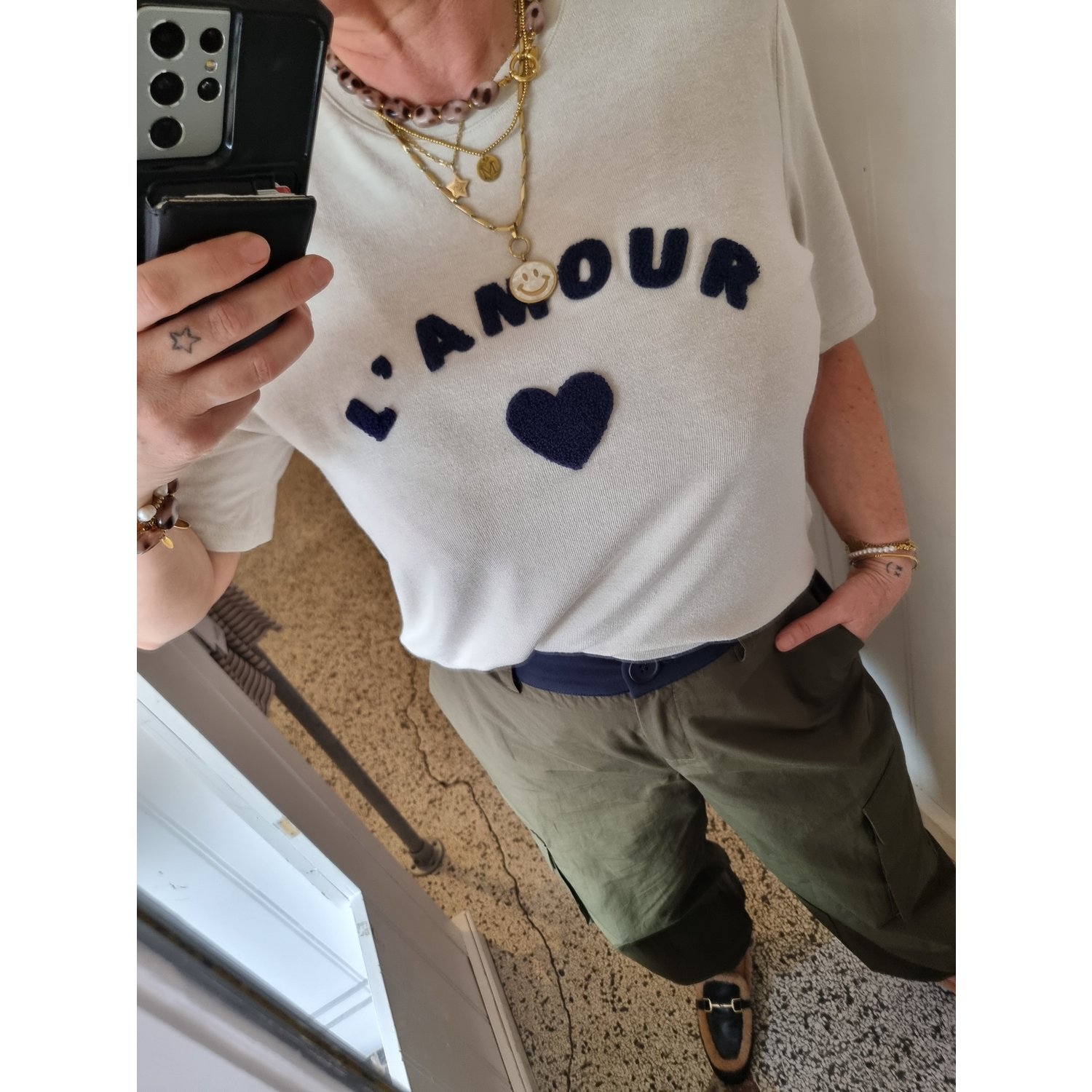 Culture CUAmour T-shirt Crème - Afbeelding 6