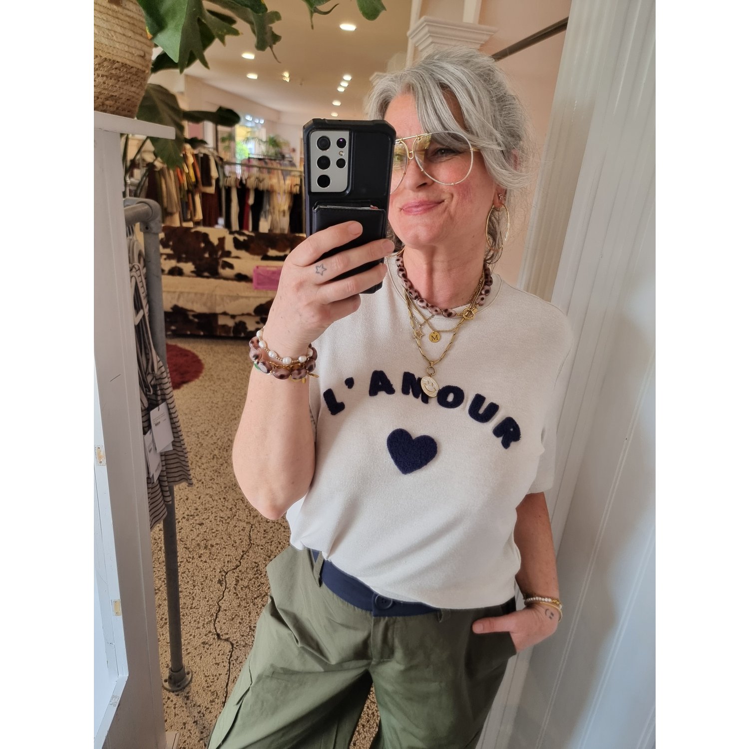 Culture CUAmour T-shirt Crème
