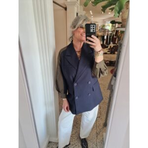 Culture CUBlondie Blazer Groen Blauw