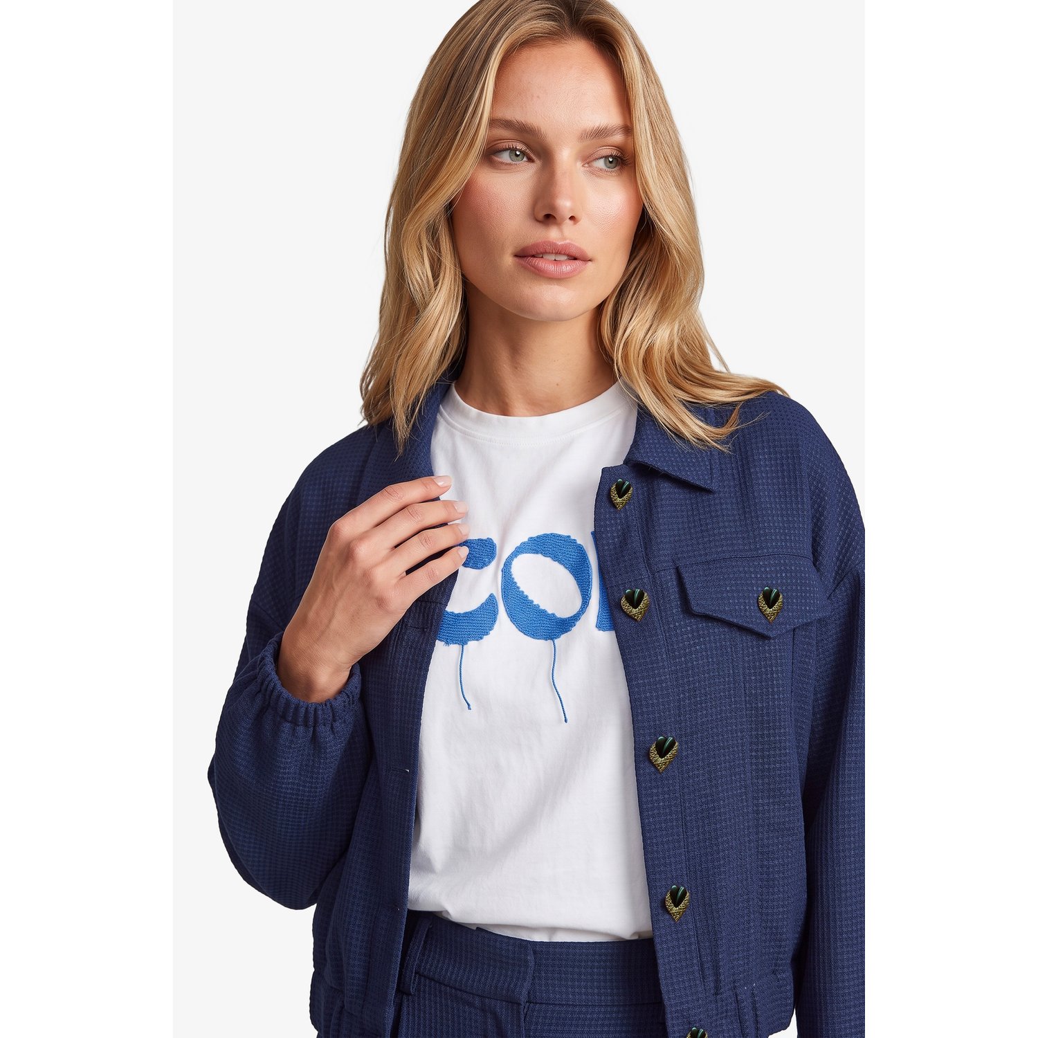 Fluresk Arlene Jacket Navy Blue - Afbeelding 4