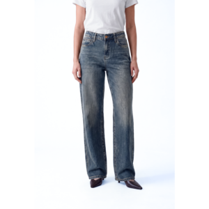 Florez Sophie Straight Jeans Tabacco Blue
