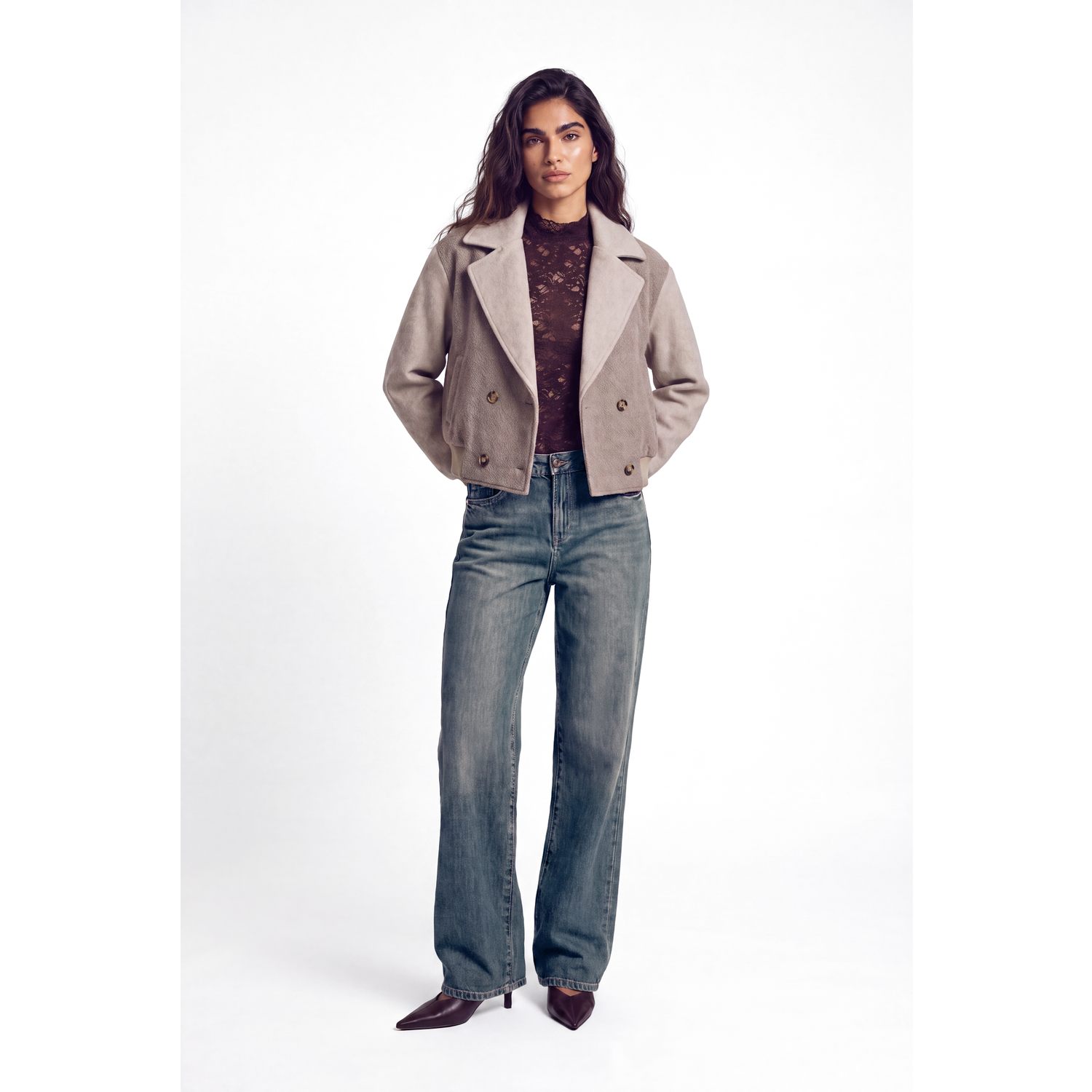 Florez Sophie Straight Jeans Tabacco Blue - Afbeelding 2
