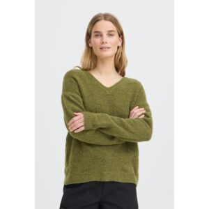 Pulz PZDagmar Pullover Military Olive Melange
