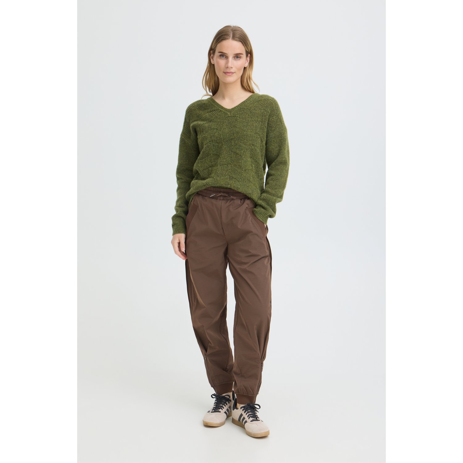 Pulz PZGia HW Pants Tapered Leg Espresso - Afbeelding 2