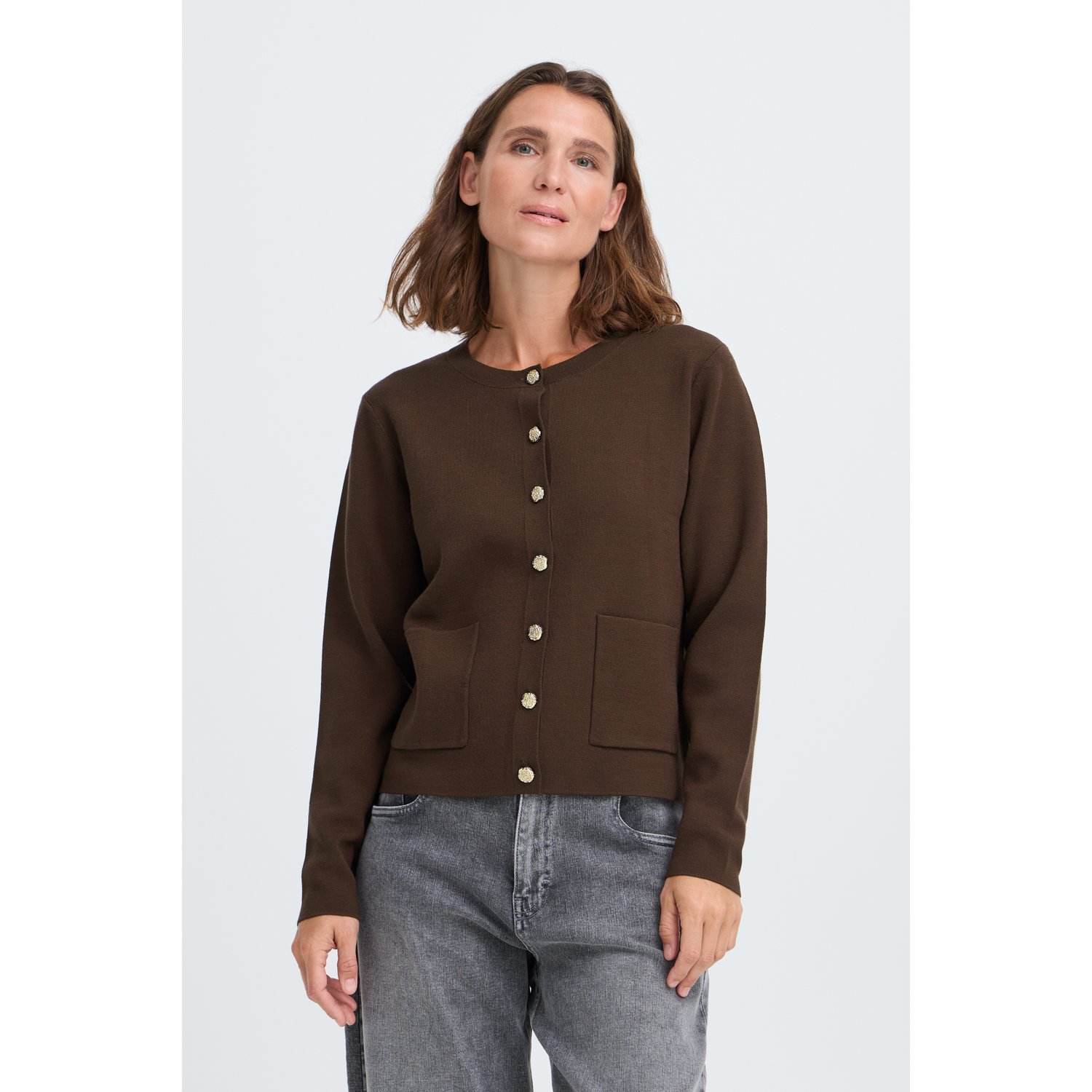 Pulz PZSara Cardigan Espresso