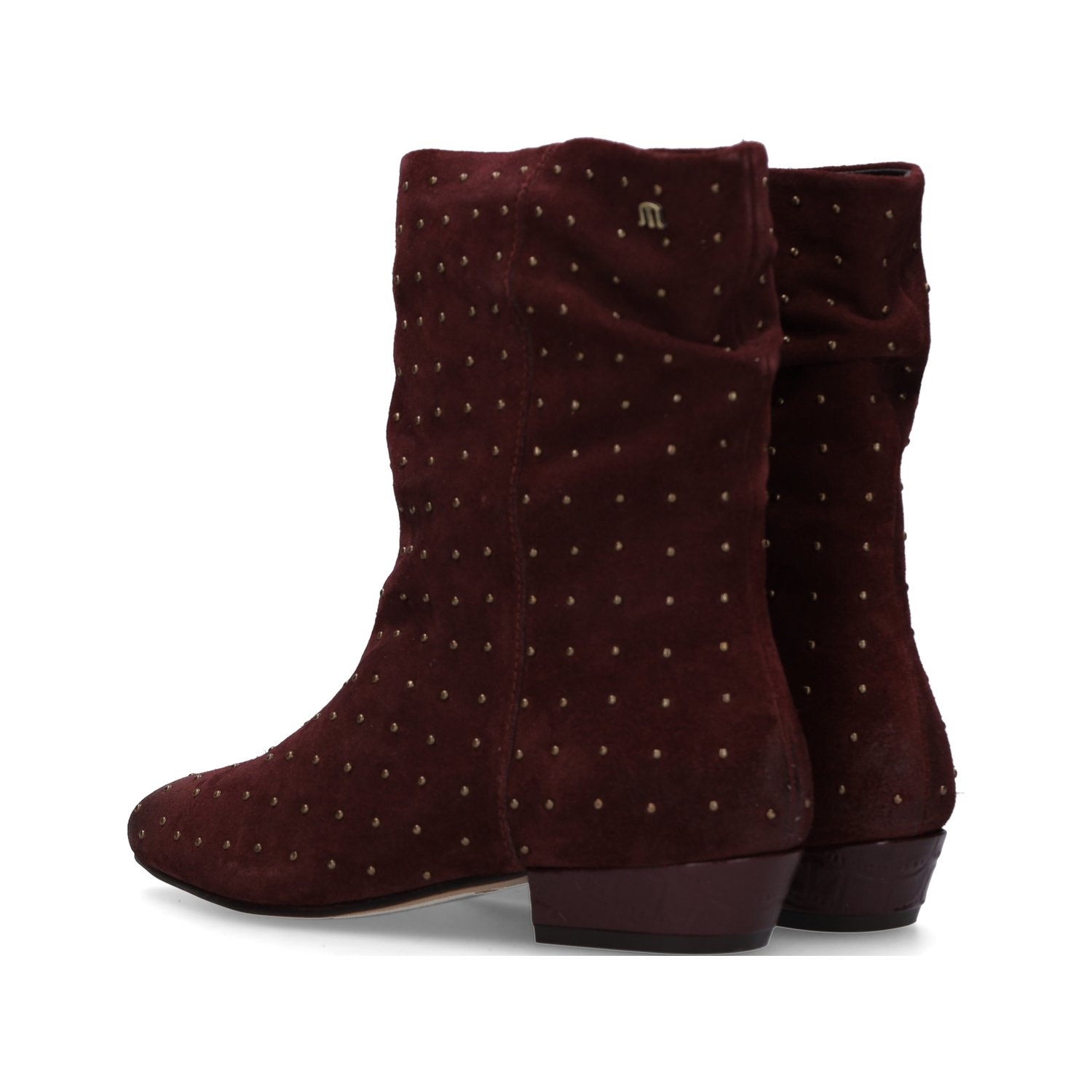 Maruti Amina Studs Laarsjes Burgundy - Afbeelding 2