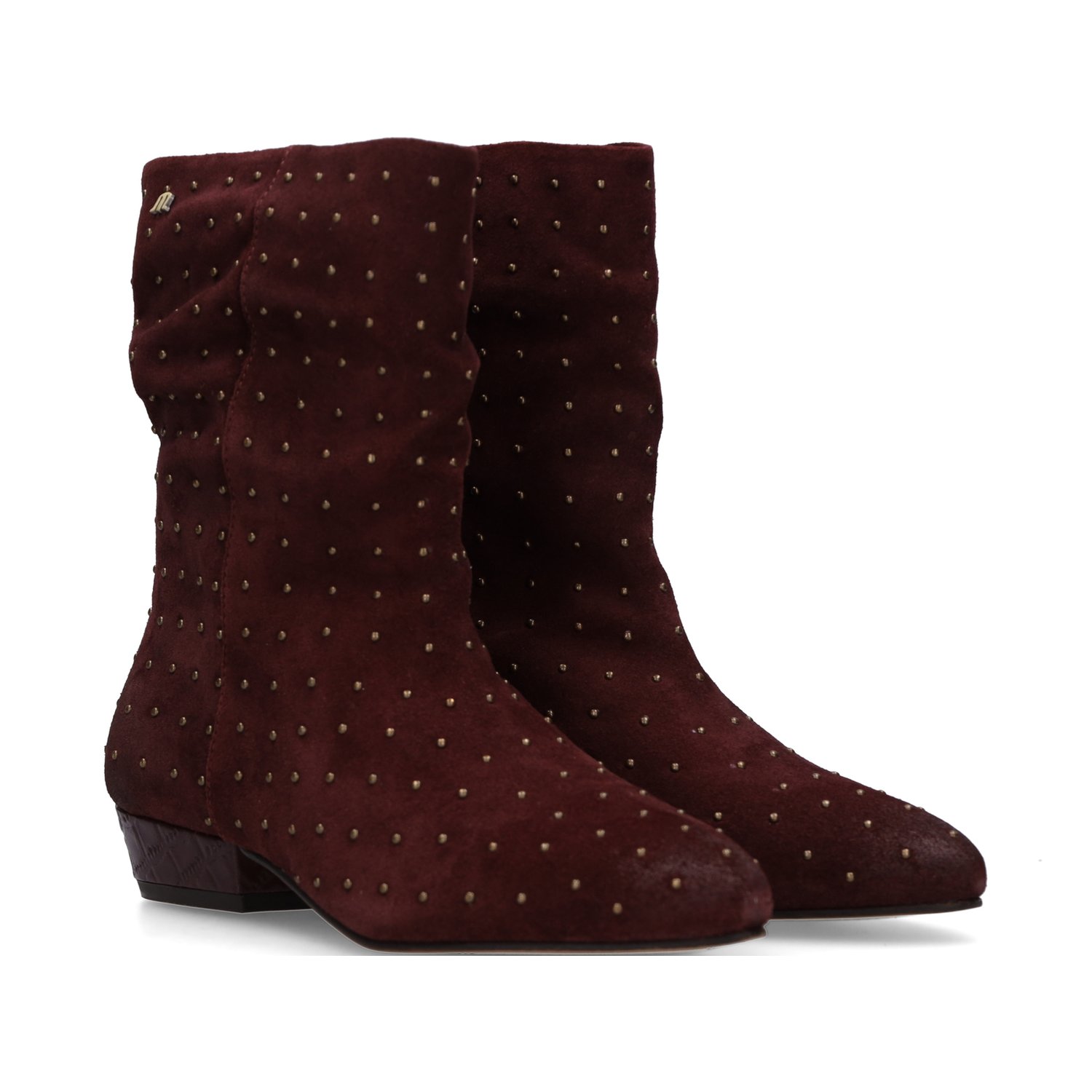 Maruti Amina Studs Laarsjes Burgundy - Afbeelding 4
