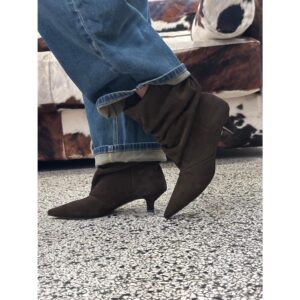 Babouche Jenna-2 Laarsjes Dark Brown