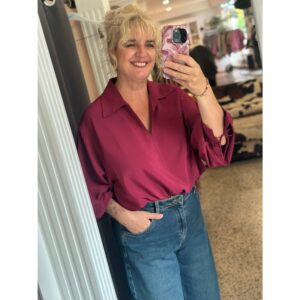 ICHI IHLuba SH Blouse Rhododendron