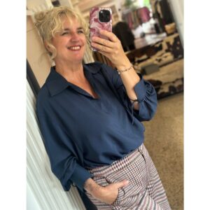 ICHI IHLuba SH Blouse Total Eclipse