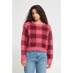 ICHI IHElena Pullover Fruit Dove Zinfandel Check