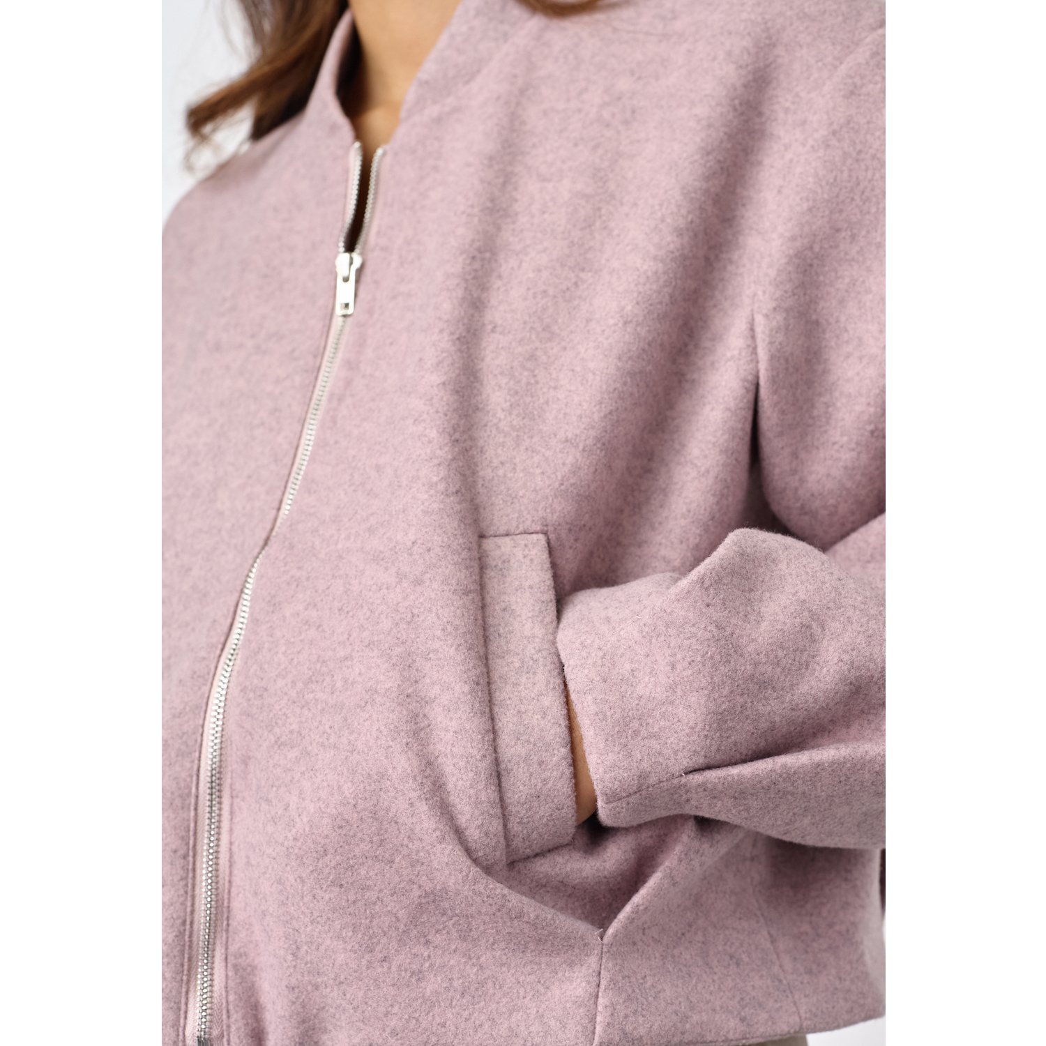 Sisters Point Gali Jacket Bomberjasje Rose Melange - Afbeelding 2