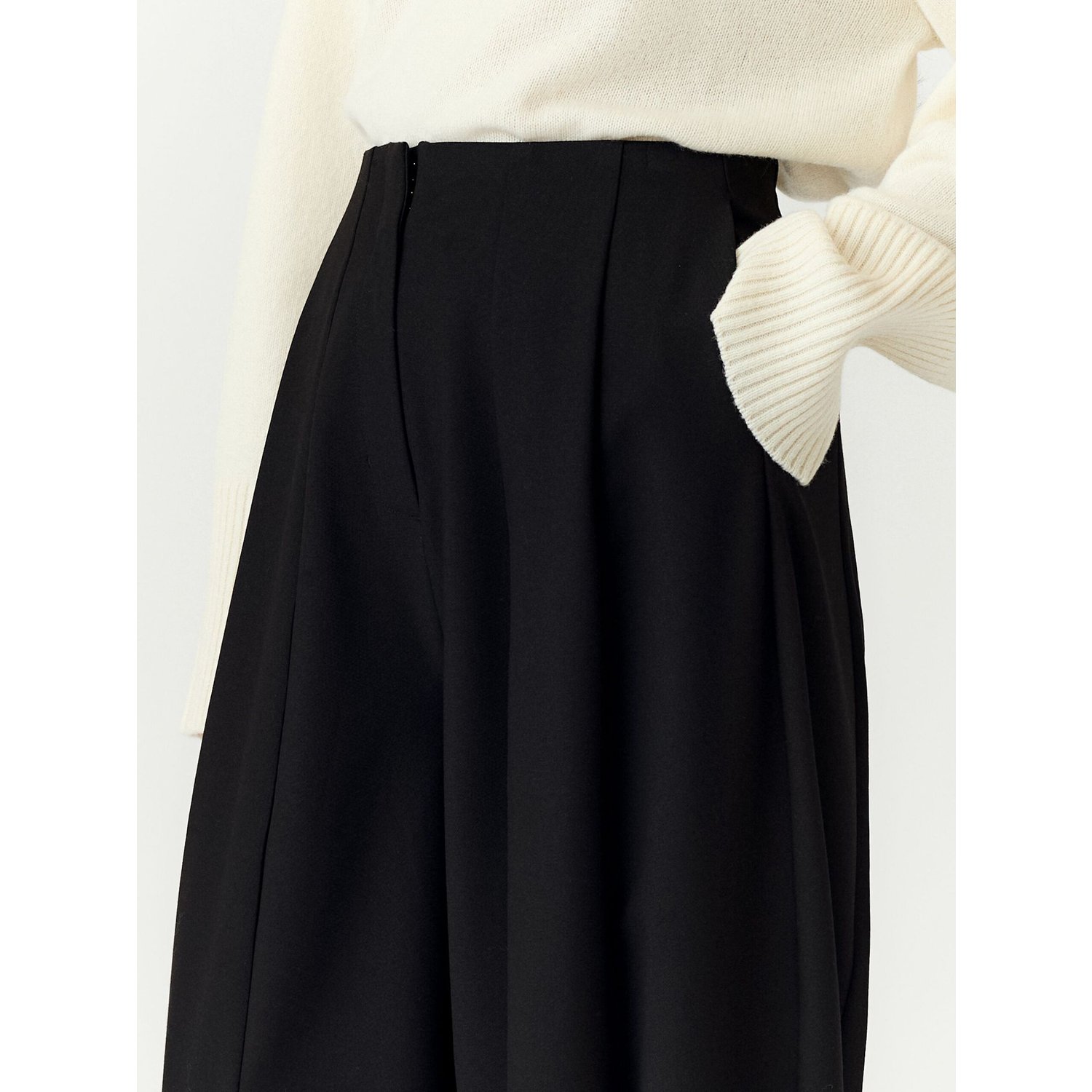 YAS YASBAY HW Barrel Balloon Pant Black - Afbeelding 5