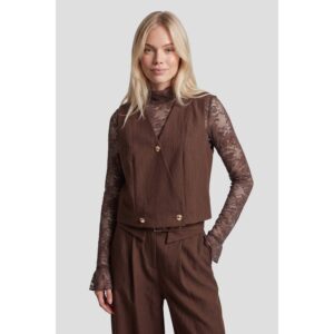 Fluresk Neva Gilet Mocha Brown