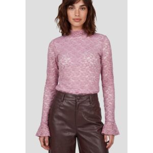 Fluresk Leena Lace Top Piggy Pink