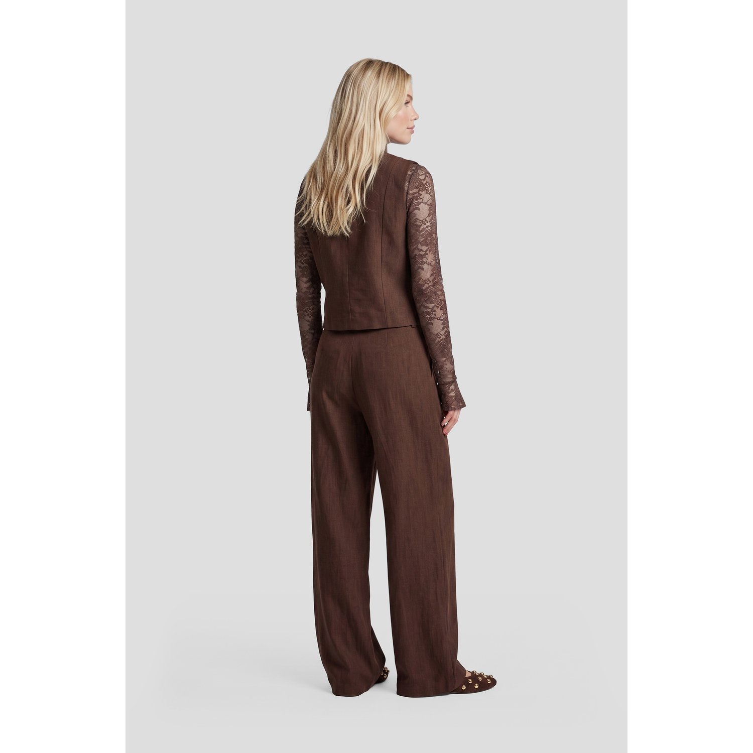 Fluresk Zumra Pants Mocha Brown - Afbeelding 2