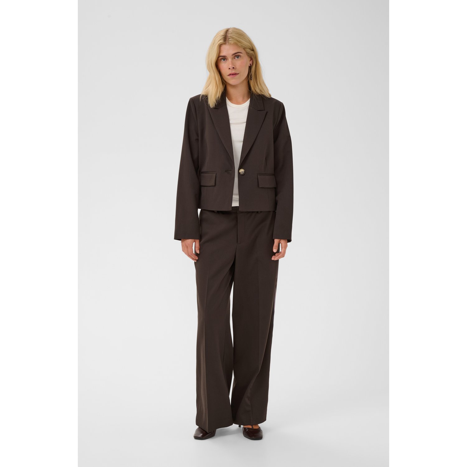 Culture CUBelsie Long Pants Coffee Bean - Afbeelding 6
