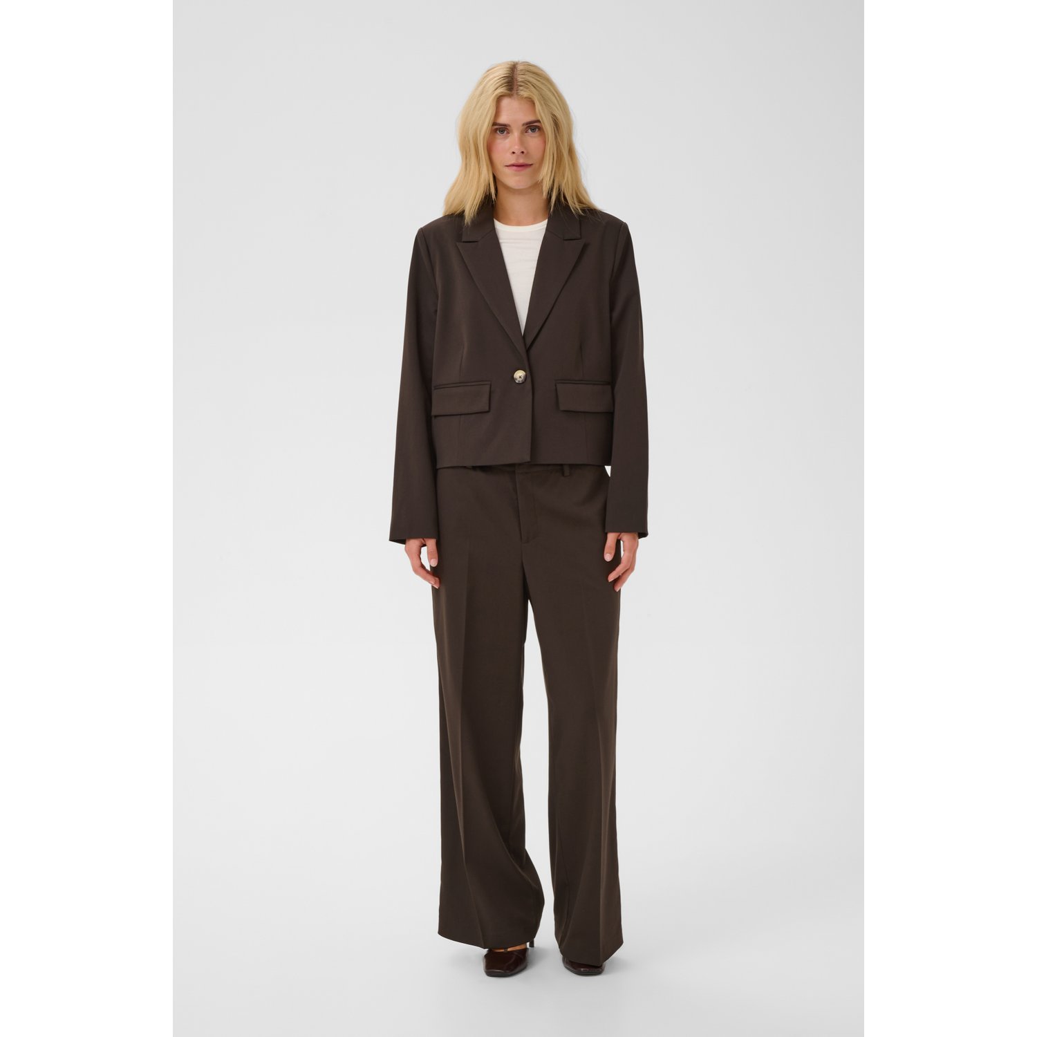 Culture CUBelsie Long Pants Coffee Bean - Afbeelding 3