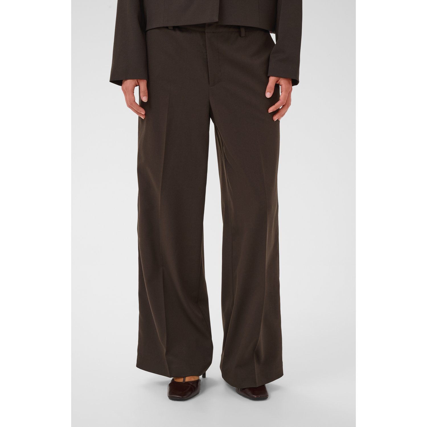 Culture CUBelsie Long Pants Coffee Bean - Afbeelding 5