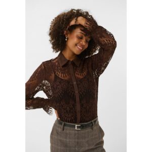 Culture CUArto Okram Shirt Coffee Bean